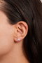 Heliophilia Silver Pendientes de Plata Esterlina 925